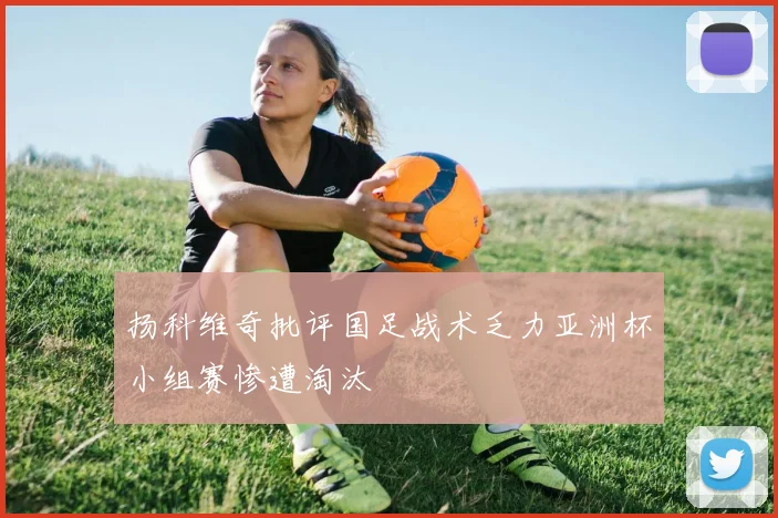 扬科维奇批评国足战术乏力亚洲杯小组赛惨遭淘汰